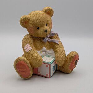 Cherished Teddies Baby Bear Bank (699330) 1993, Vintage Coin Bank, Rare